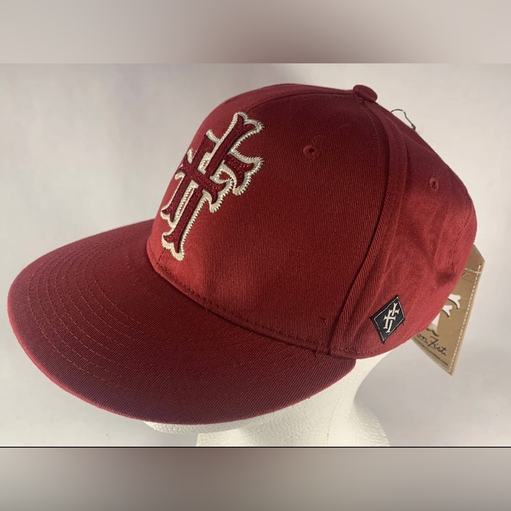 Iron Fist  Mens Adjustable Hook And Loop  Cap- Red, NWT